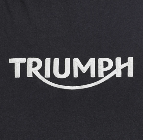 BAMBURGH EMBROIDERED LOGO T-SHIRT BLACK – Image 3