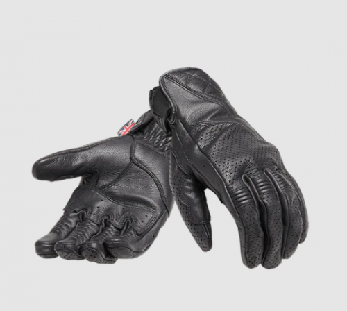 GANTS CUIR BANNER NOIRS