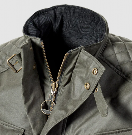 BECK 2 WAX COTTON VESTE KHAKI – Image 5