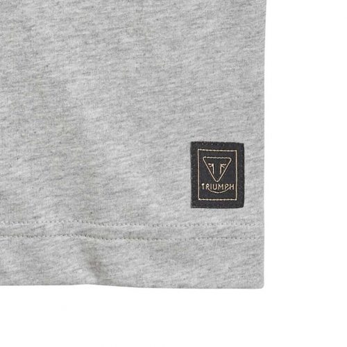 T-SHIRT BURNHAM ARCH LOGO GRIS – Image 3