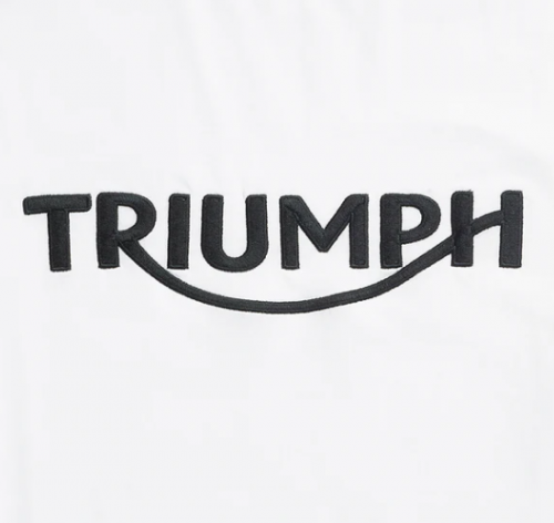 BAMBURGH EMBROIDERED LOGO T-SHIRT BLANC – Image 3