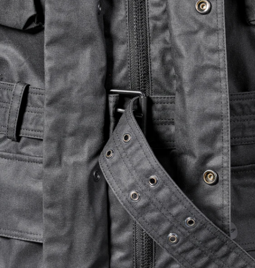 BECK 2 WAX COTTON VESTE NOIR – Image 6