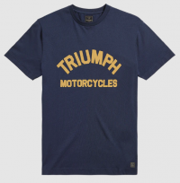 T SHIRT BURNHAM IRIS BLEU FONCE