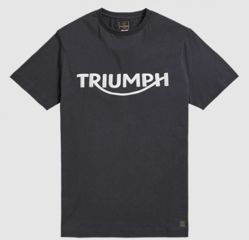 BAMBURGH EMBROIDERED LOGO T-SHIRT BLACK