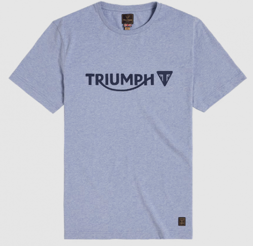 T-SHIRT CARTMEL BLEU CHINE