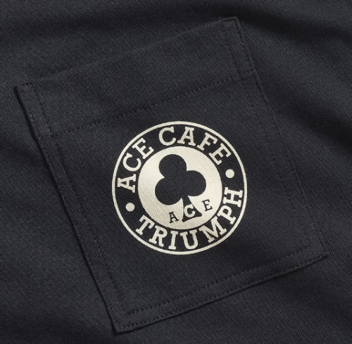 T-SHIRT À POCHE ACE CAFE NOIR – Image 3