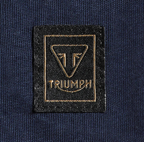 T SHIRT BURNHAM IRIS BLEU FONCE – Image 4