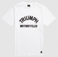 T-SHIRT BURNHAM LOGO BLANC