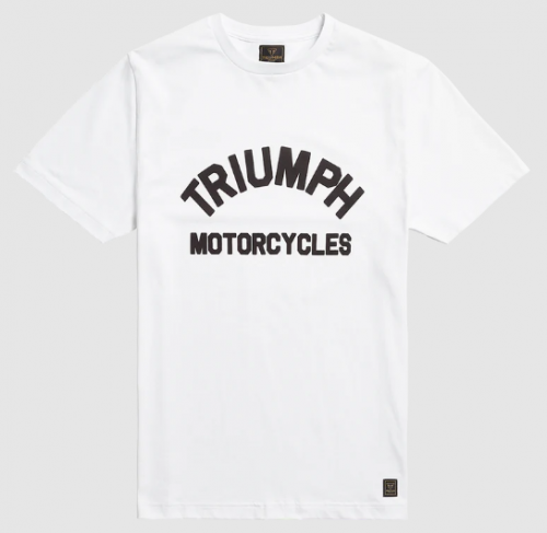 T-SHIRT BURNHAM LOGO BLANC