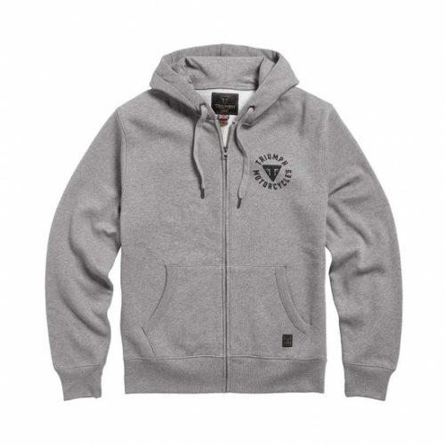 HOODY DIGBY FULL ZIP GRIS CHINE