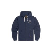SWEAT DIGBY FULL ZIP BLEU MARINE